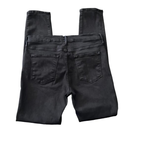 Frame Le Skinny De Jeanne Black Jeans 30 - Picture 6 of 6